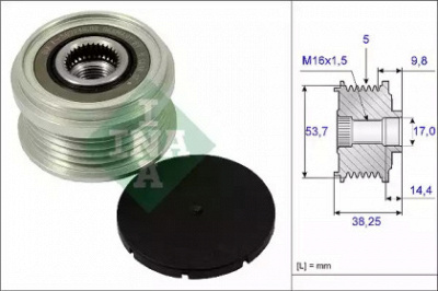 WILMINK GROUP wg1253811 -  Механизм свободного хода генератора